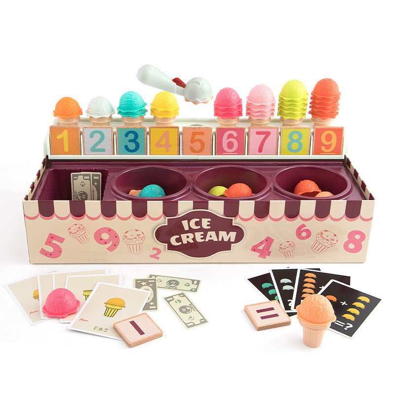 New Play House Ice Cream Math Kitchen Toys For Children