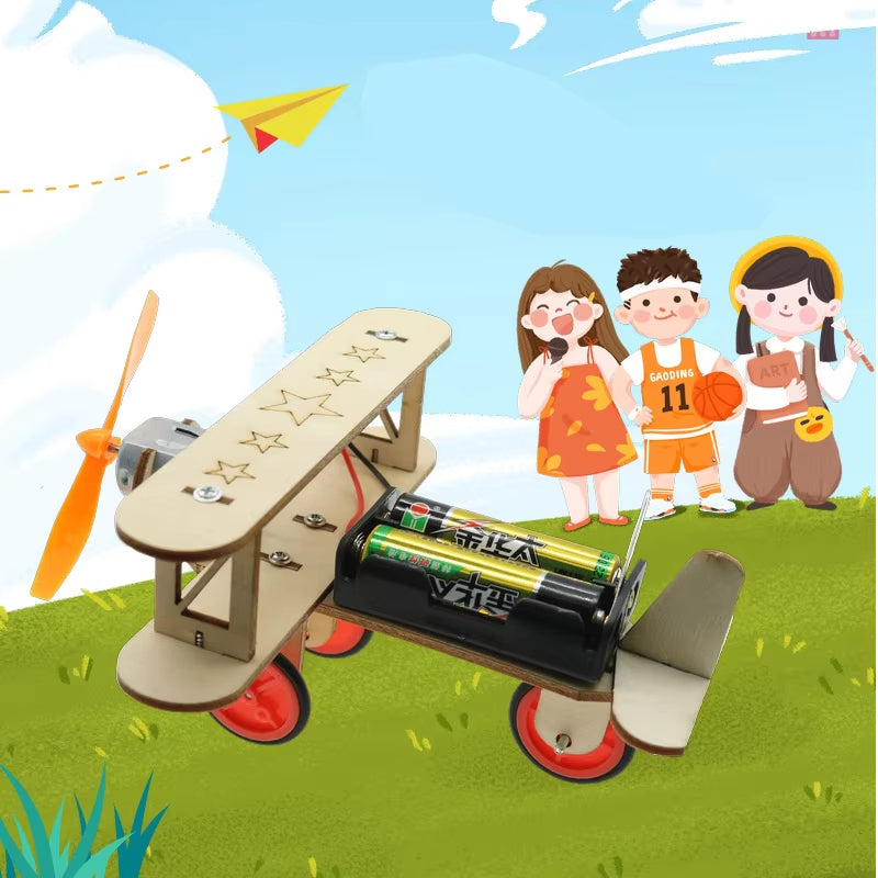 Wooden DIY Airplane Kids Puzzles