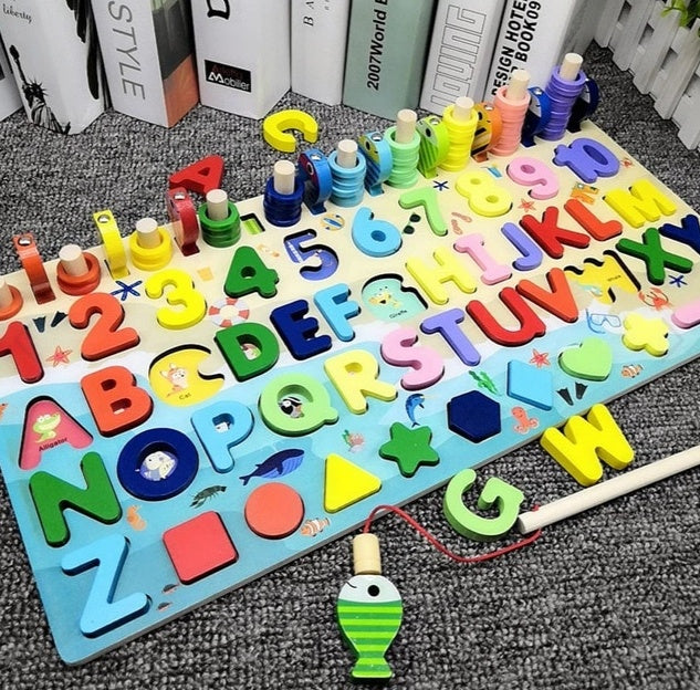 Children 3D Alphabet Number Letter Puzzle Educational Toy