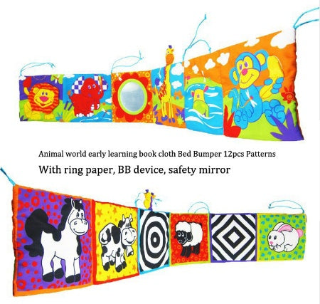 Baby Cloth Book Knowledge Around Double Color