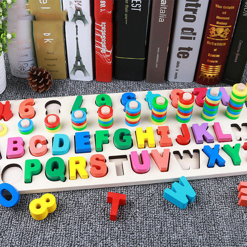 Children 3D Alphabet Number Letter Puzzle Educational Toy