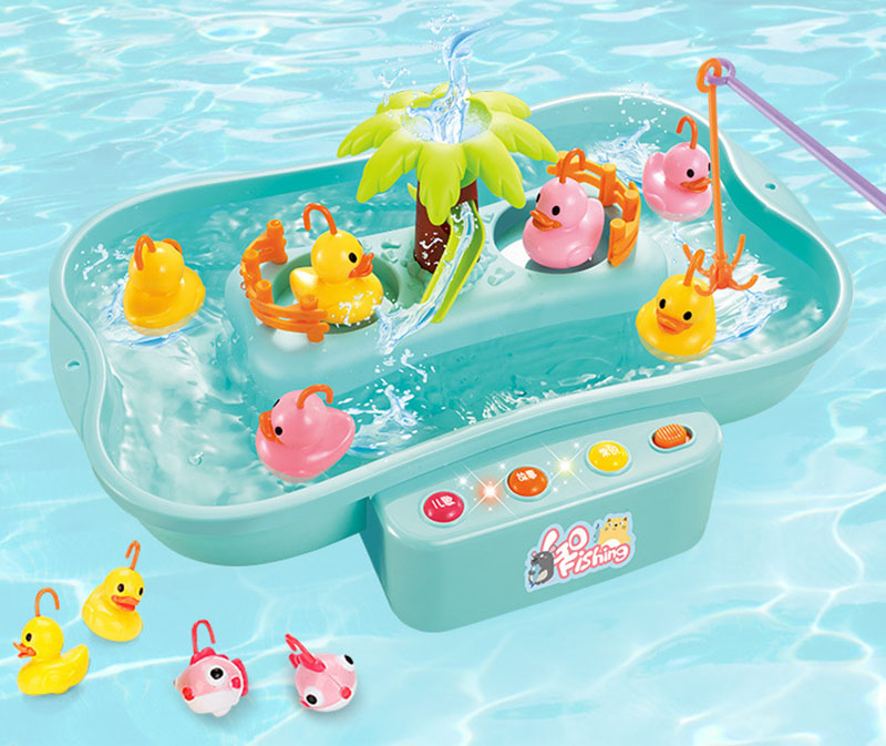 Rotating Fish Fishing Toy Kids
