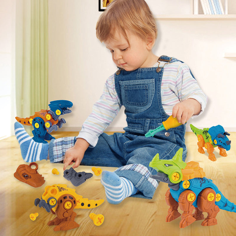 DIY Disassembly Assembly Dinosaur Toy Set Screw Nut Combination