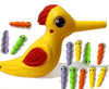 Woodpecker Magnetic Catch Worm Game