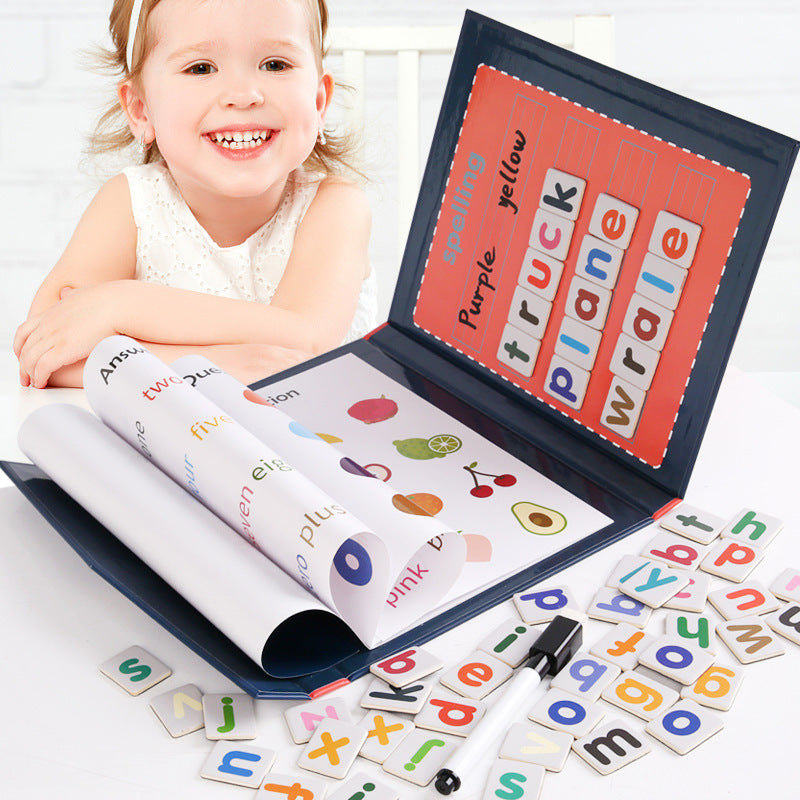 Magnetic Spelling Words And English Letters Teaching Exercise Book