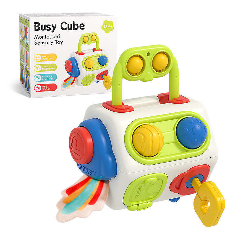 9 In 1 Busy Cube Baby & Toddler  Fidget Busy Board Learning Toys