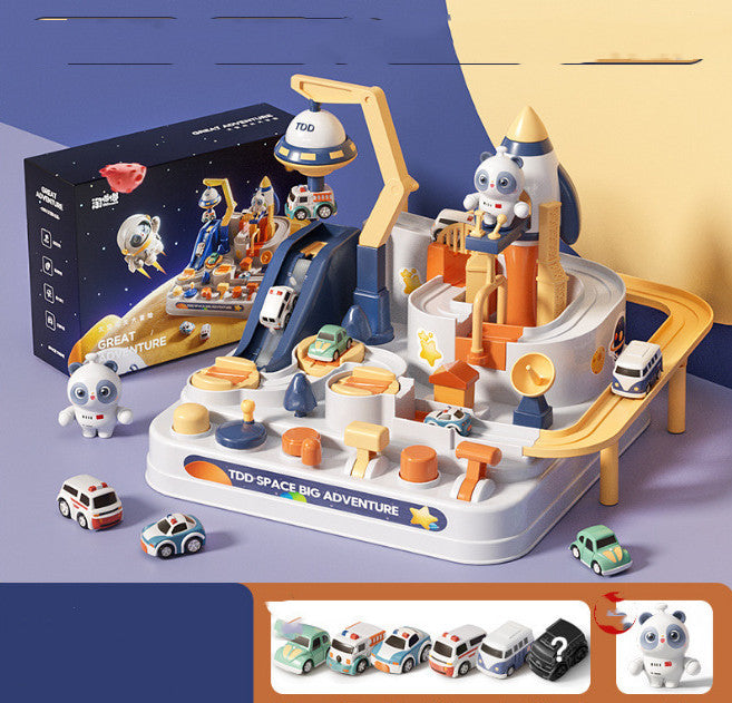 Puzzle Car Track Train Boys And Girls Toys Car