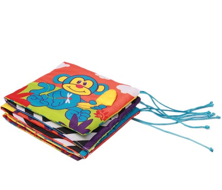 Baby Cloth Book Knowledge Around Double Color