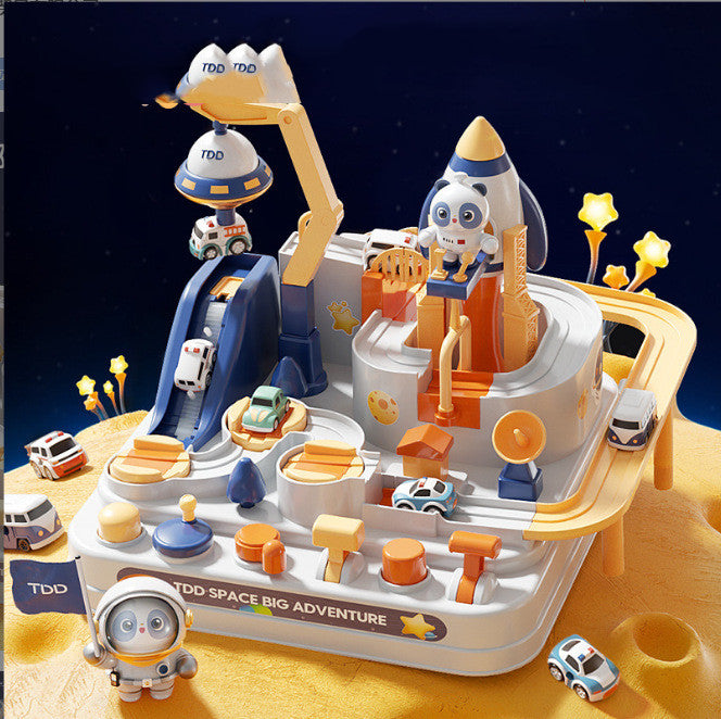 Puzzle Car Track Train Boys And Girls Toys Car