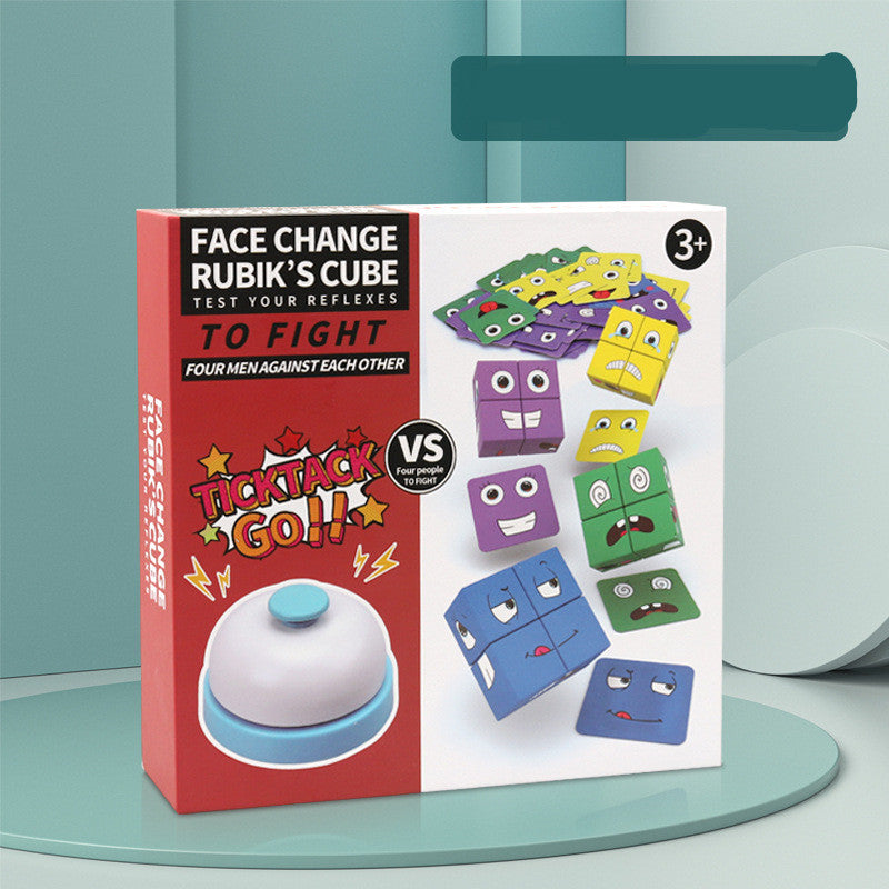 Wooden Expressions Magic Cube Toy