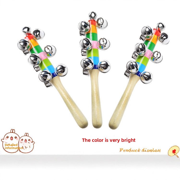 Educational Wooden Baby Rattle Toys