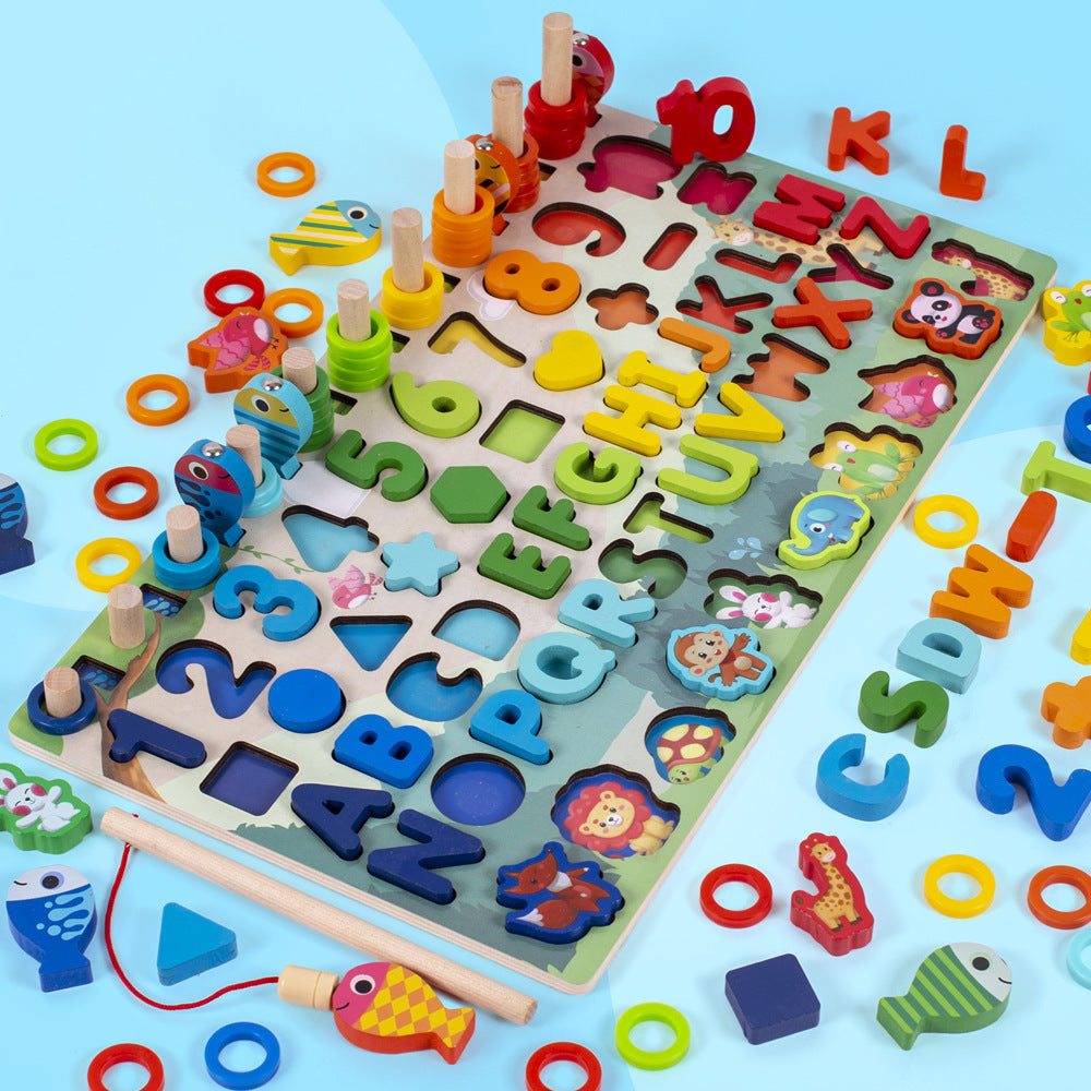 Children 3D Alphabet Number Letter Puzzle Educational Toy