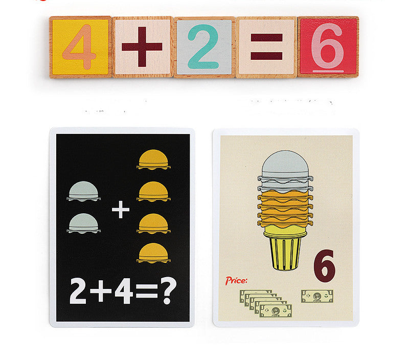 New Play House Ice Cream Math Kitchen Toys For Children