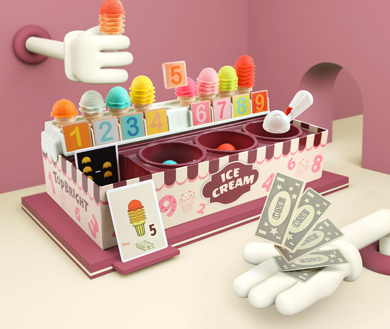 New Play House Ice Cream Math Kitchen Toys For Children