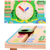 Montessori Wooden Baby Weather Season Calendar Clock