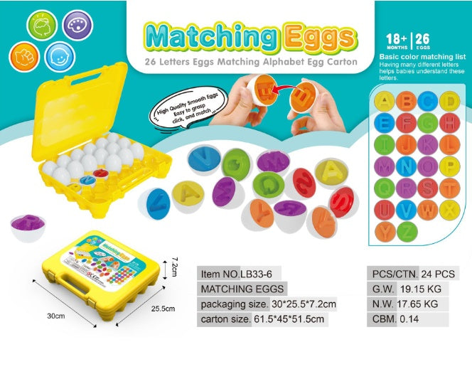 Montessori Shape Matching Egg Toy