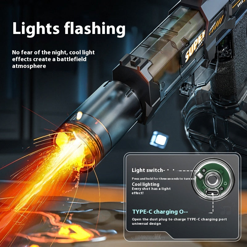 LED Lights Electric Water Gun