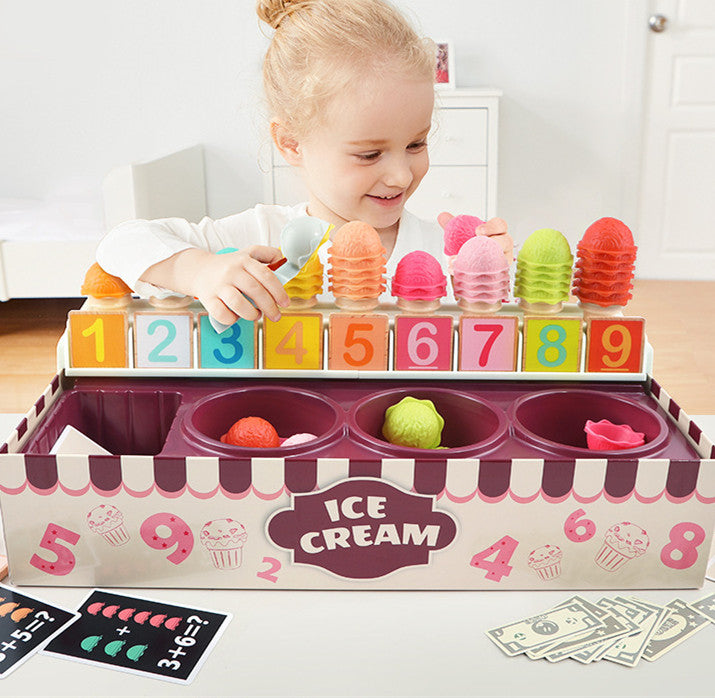New Play House Ice Cream Math Kitchen Toys For Children