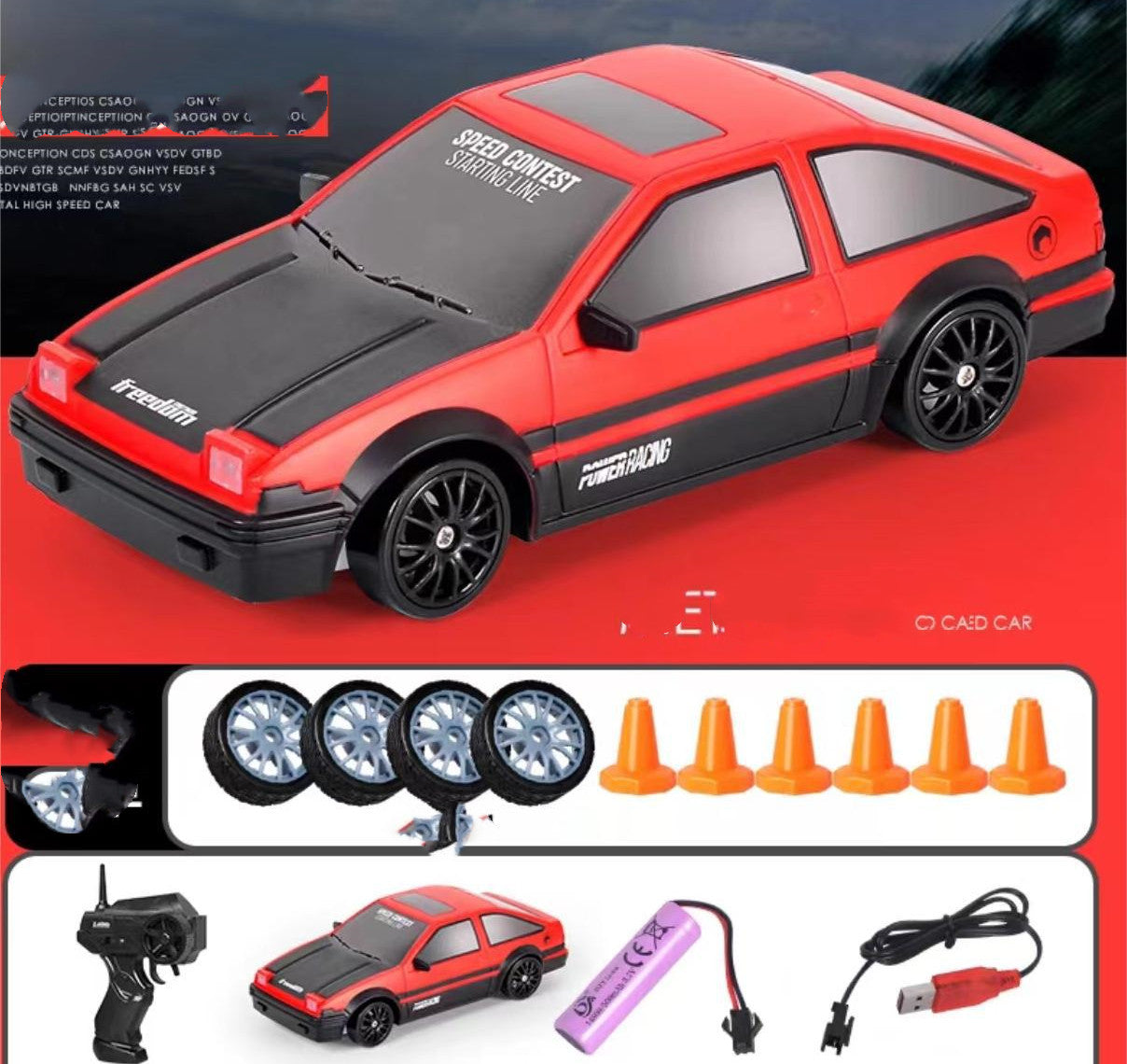 2.4G Drift RC Car 4WD