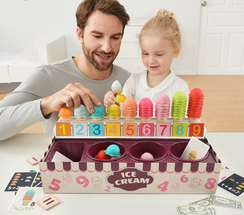 New Play House Ice Cream Math Kitchen Toys For Children