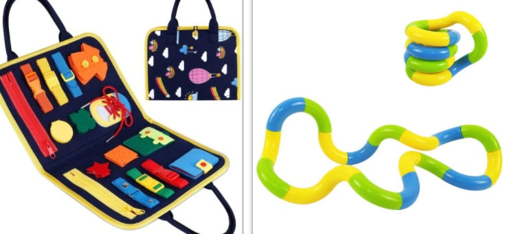 Children's Busy Book Board Dressing And Buttoning Learning