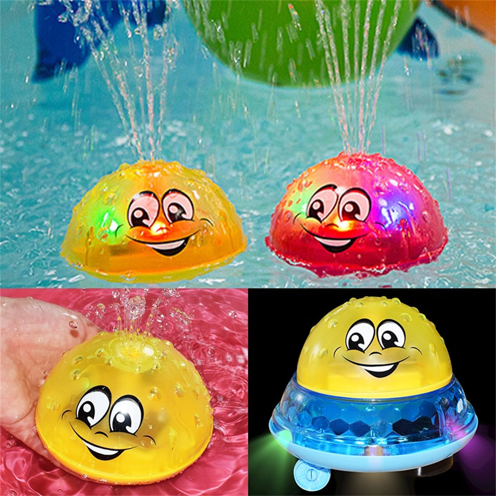 Spray Water Light Rotate With Shower Bath Toys