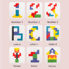 Wooden Russian Tetris Geometric Building Blocks