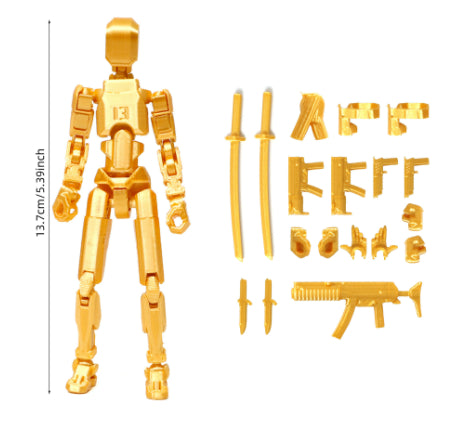 3D Printed Shapeshift Robot Action Figure Toy