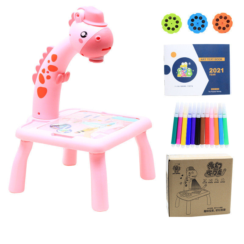 Children LED Projector Art Drawing Table Toys